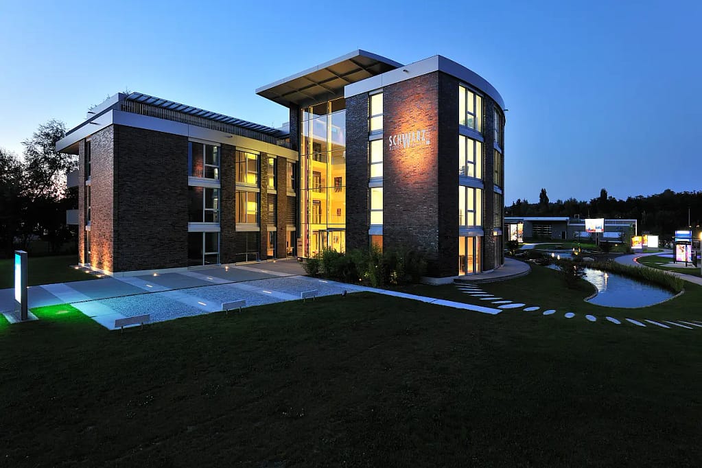 Außenansicht des Firmengebäudes der Pro Media Concept GmbH