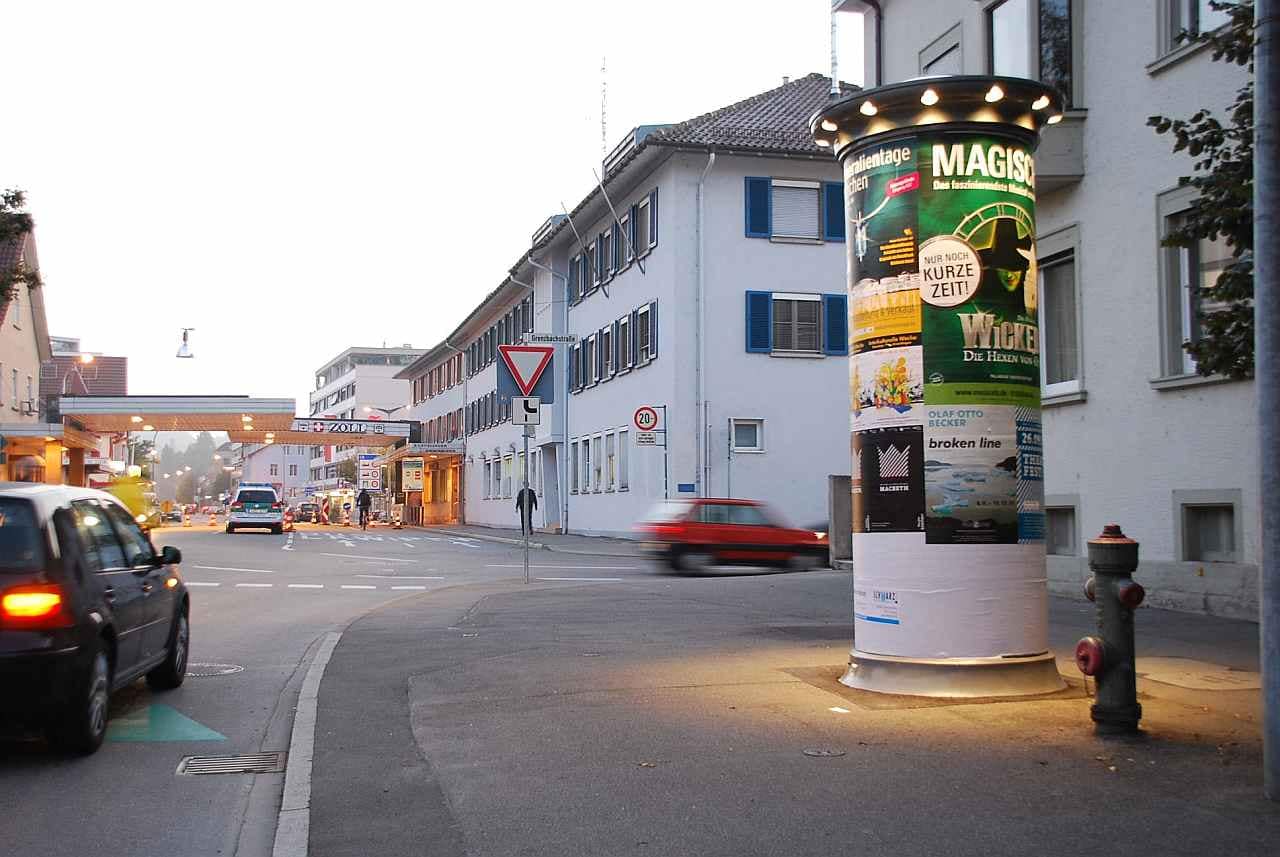 Allgemeinstelle in der nähe eines Zollübergangs in die Schweiz Allgemeinstelle in der nähe eines Zollübergangs in die Schweiz